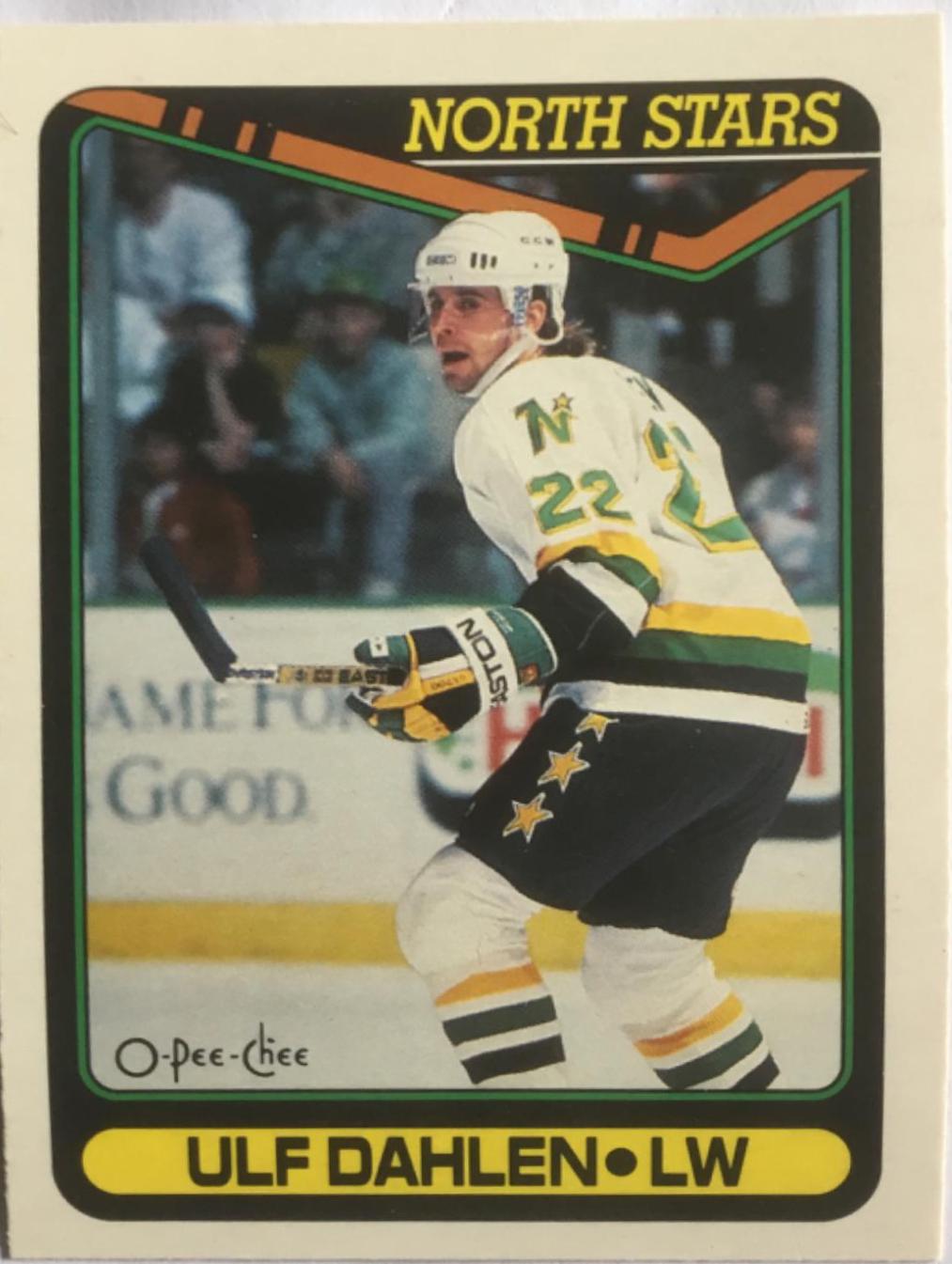 Ulf Dahlen #12 Hockey Cards 1990 O-Pee-Chee