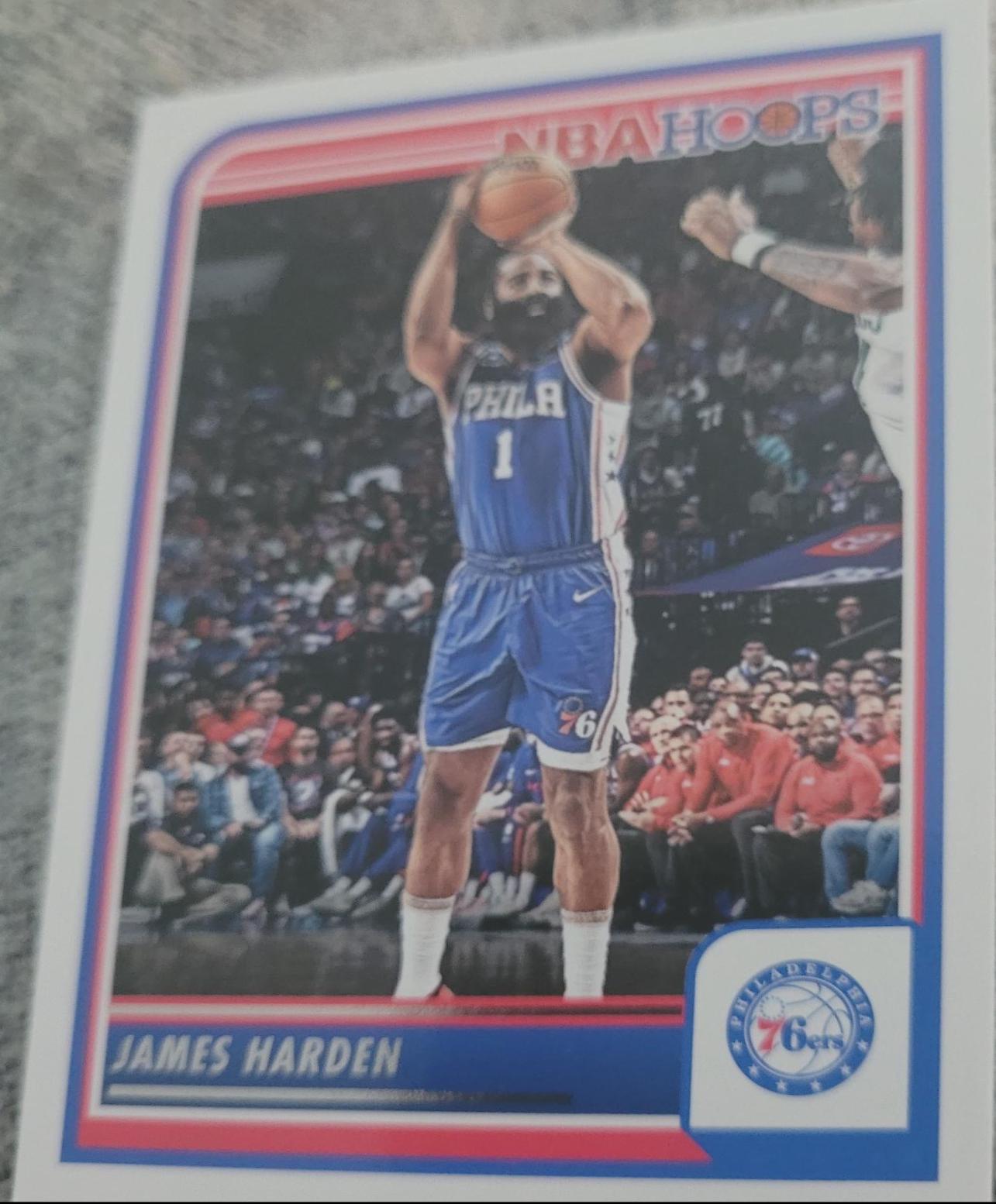 James Harden #119 Basketball Cards 2023 Panini Hoops