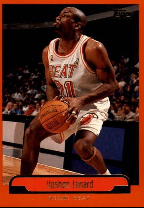 Voshon Lenard #33 Basketball Cards 1999 Topps