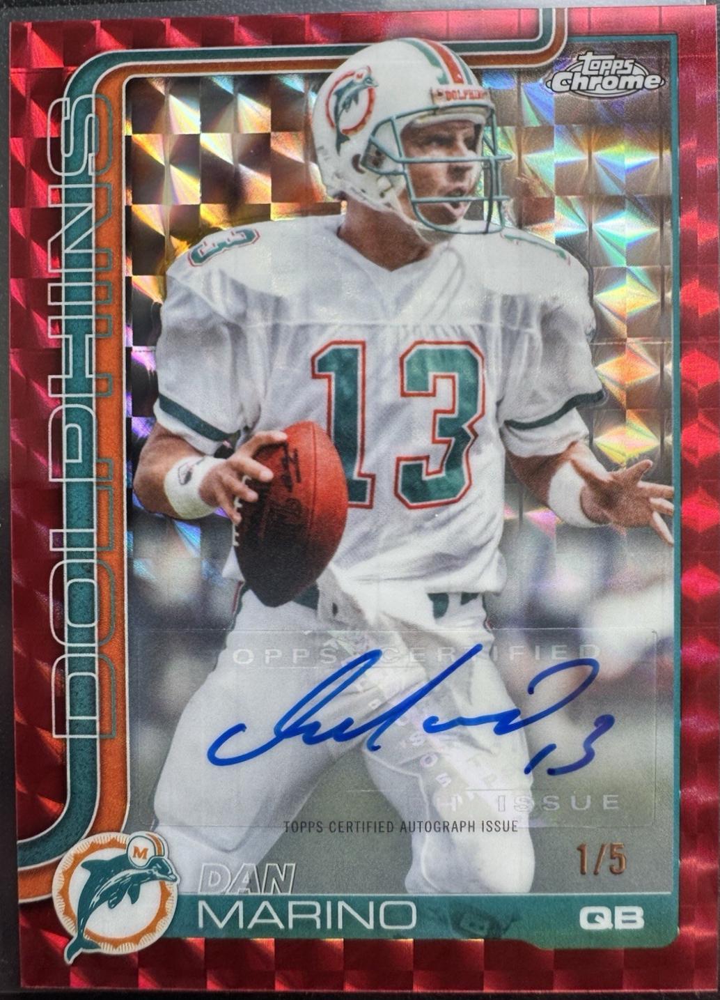 Dan Marino [Red Geometric Refractor] #CLA-DM