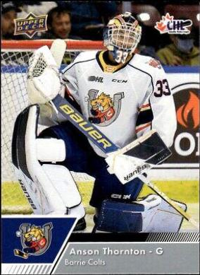 Anson Thornton #219 2022 Upper Deck Chl Hockey