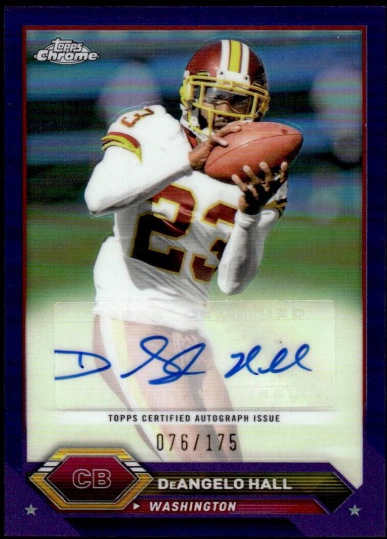DeAngelo Hall [Purple Refractor] #TCA-DH