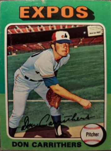 Don Carrithers #438 Baseball Cards 1975 Topps