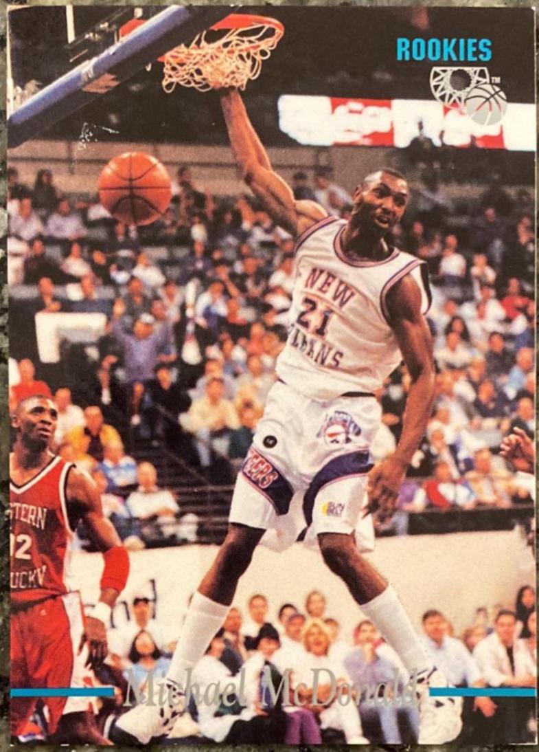 Michael McDonald #51 Basketball Cards 1995 Classic