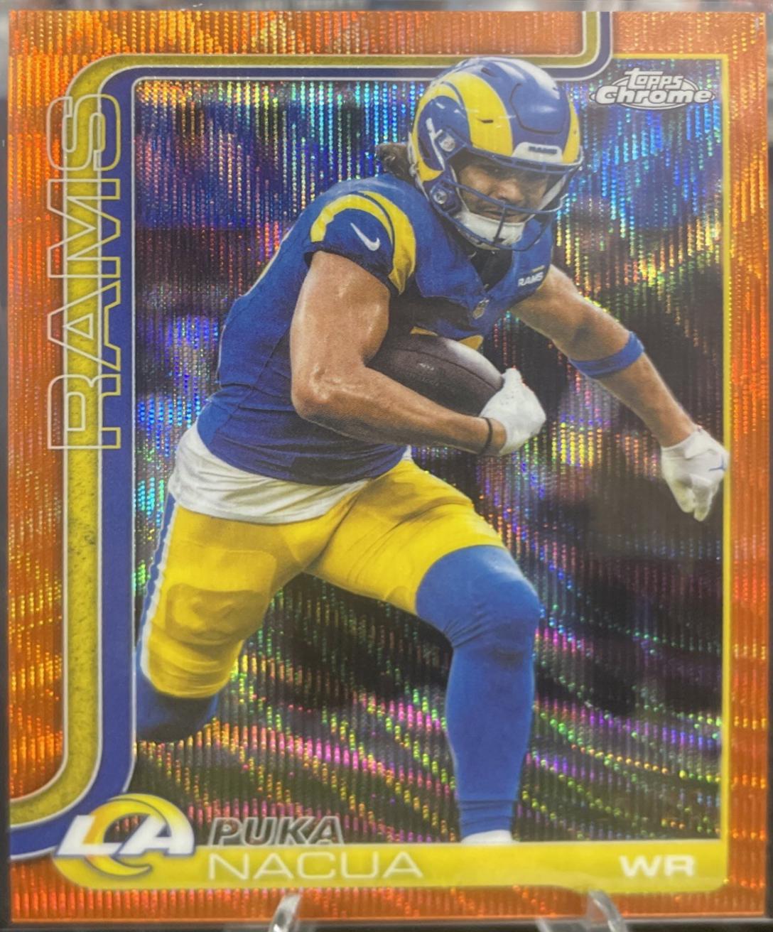 Puka Nacua [Orange Wave Refractor] #166