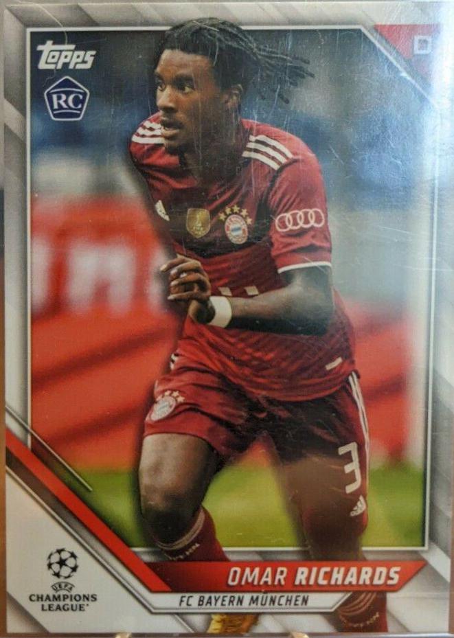 Omar Richards #184 Soccer Cards 2021 Topps UEFA Champions League