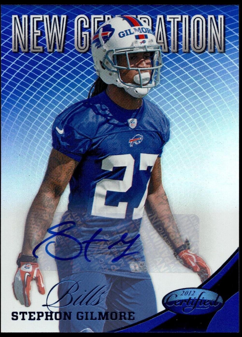 Stephon Gilmore [Mirror Blue Autograph] #304