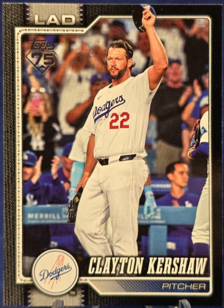 Clayton Kershaw [Black Border] #22 Prices | 2026 Topps | Baseball