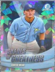 Curtis Mead [Atomic] #SG-13 Baseball Cards 2022 Bowman Chrome Shades of Greatness Prices