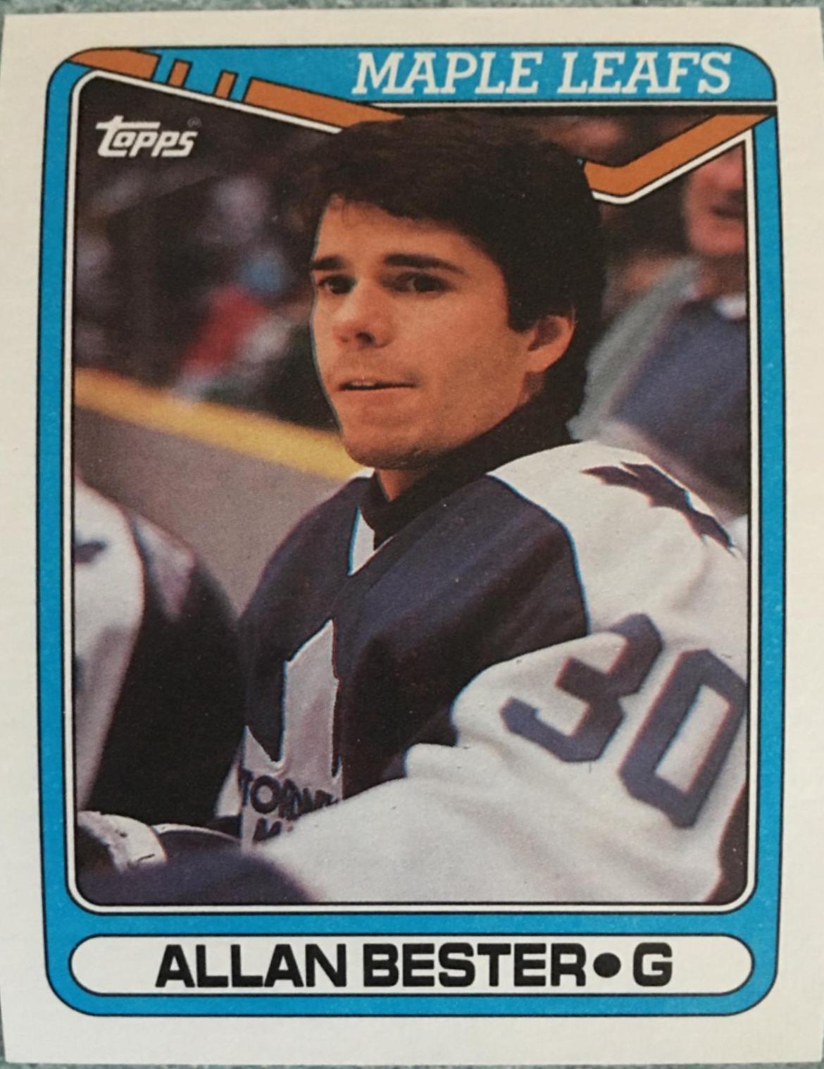 Allan Bester #32 Hockey Cards 1990 Topps