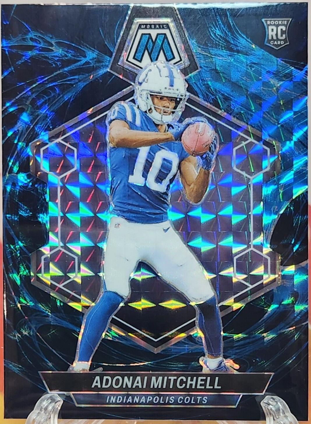 Adonai Mitchell [Genesis] #350 Prices | 2024 Panini Mosaic