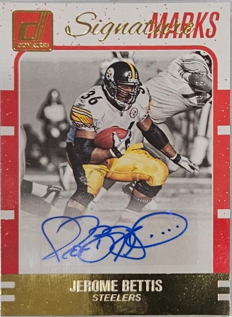 Jerome Bettis #20 Football Cards 2016 Panini Donruss Signature Marks