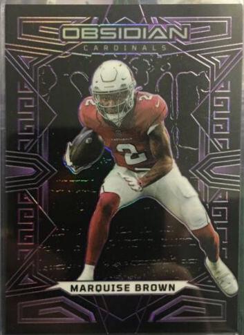 Marquise Brown #2 Football Cards 2023 Panini Obsidian