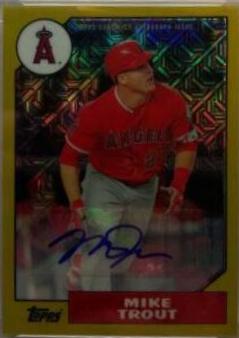 Mike Trout [Autograph Gold] #87-MT