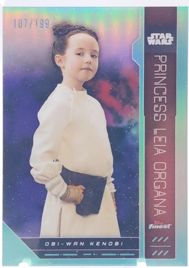 2023 Princess Leia Organa [Aqua Refractor] #FN-47