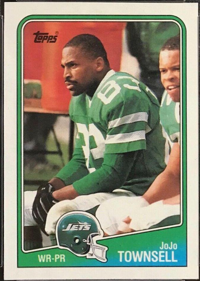 Jojo Townsell #306 Football Cards 1988 Topps