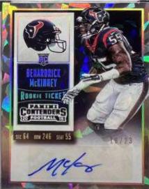 Benardrick McKinney [Helmet Cracked Ice Autograph] #118
