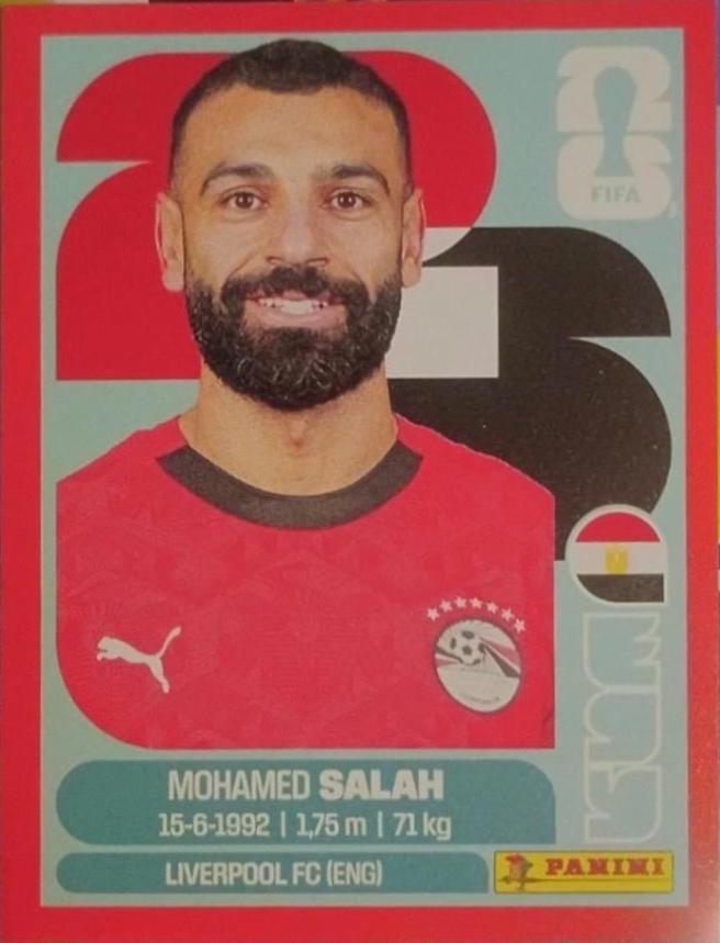 Mohamed Salah #EGY17 2026 Panini FIFA World Cup Stickers