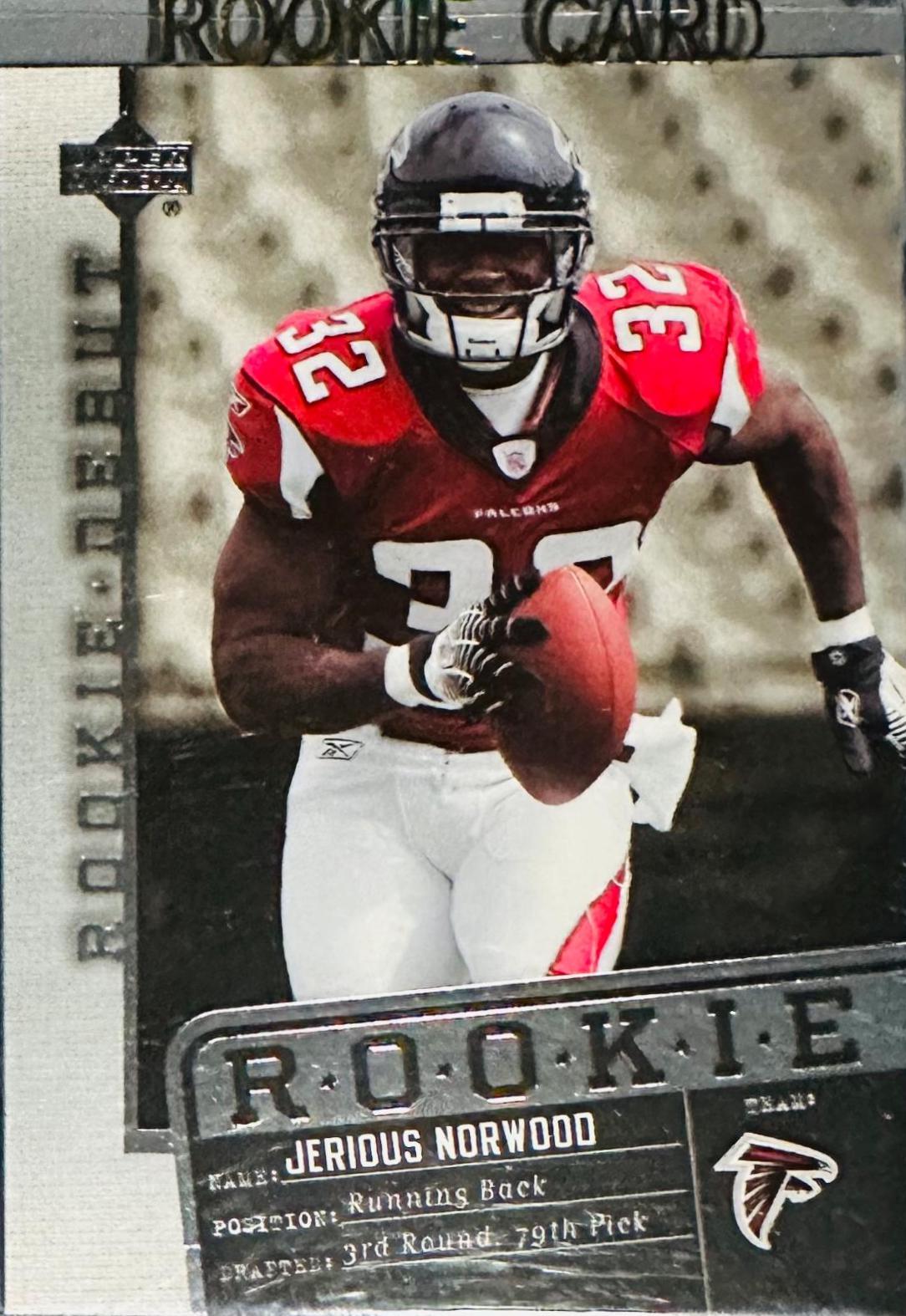 Jerious Norwood #104 Football Cards 2006 Upper Deck Rookie Debut