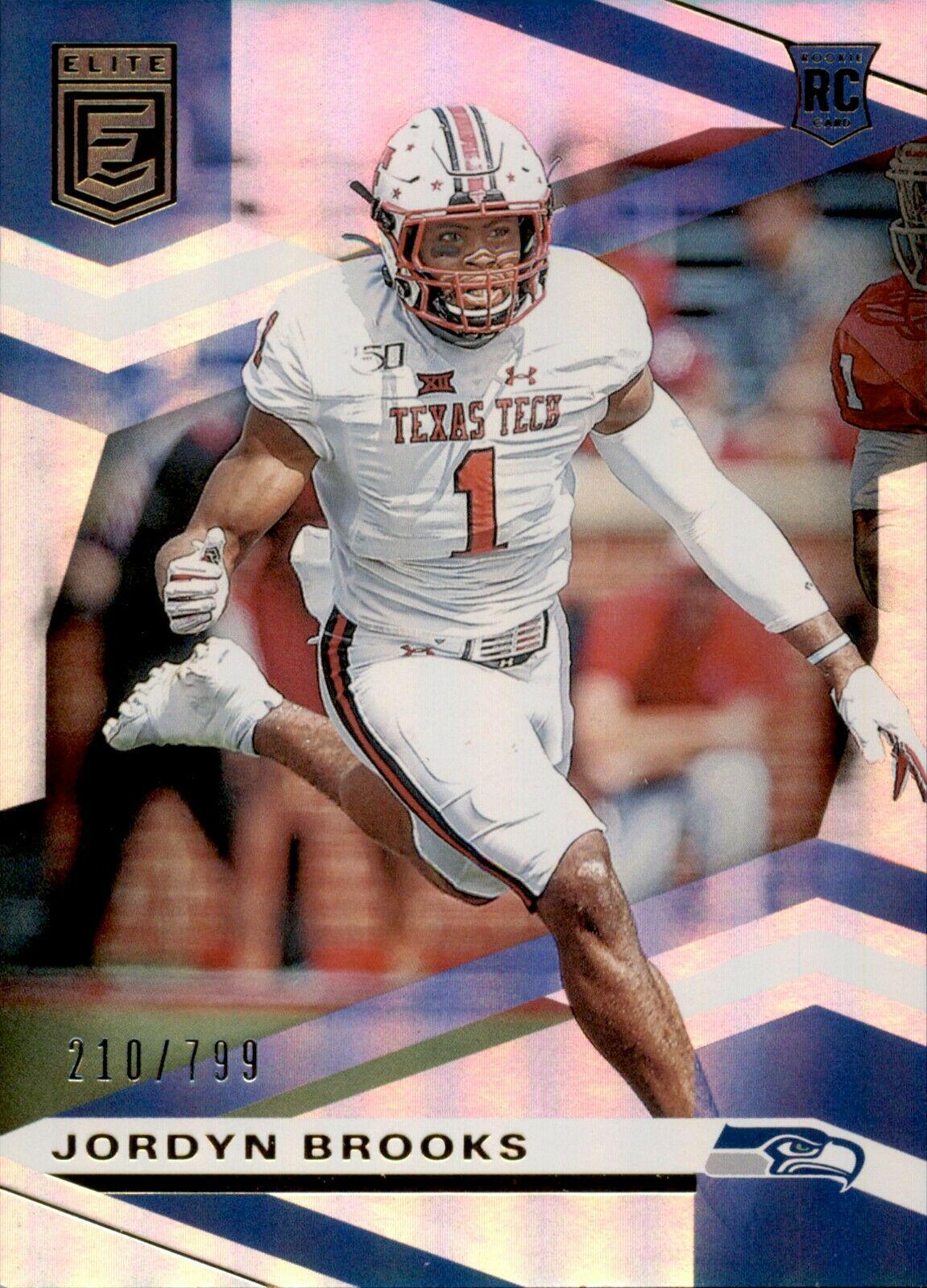 Jordyn Brooks #187 2020 Panini Donruss Elite Football