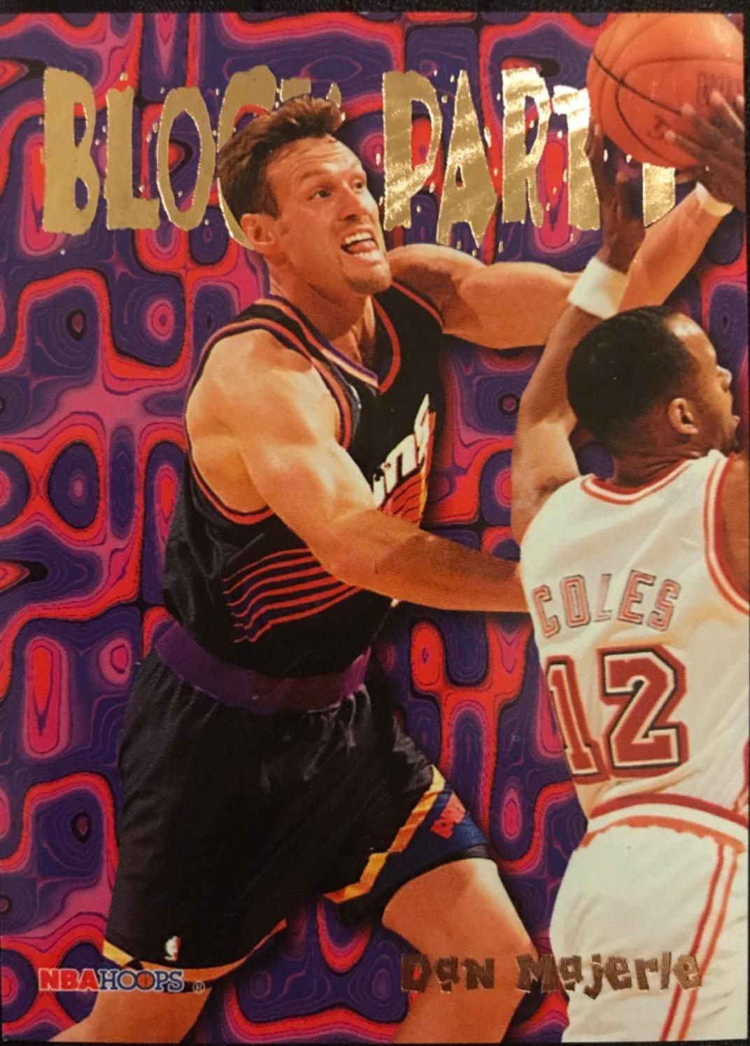Dan Majerle #20 Basketball Cards 1995 Hoops Block Party