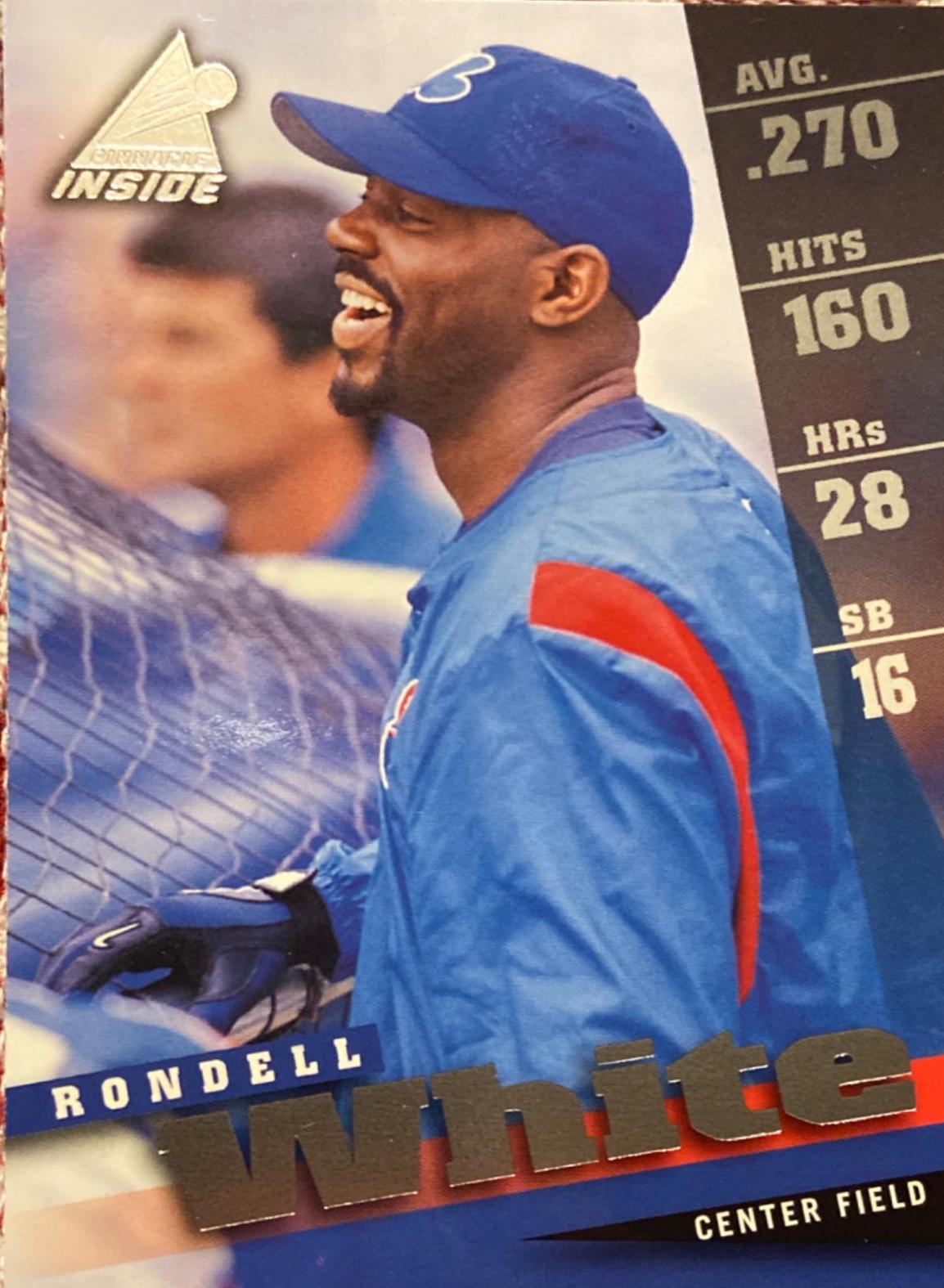 Rondell White #30 Baseball Cards 1998 Pinnacle Inside