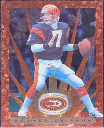 Boomer Esiason #12 Football Cards 1999 Panini Donruss Preferred