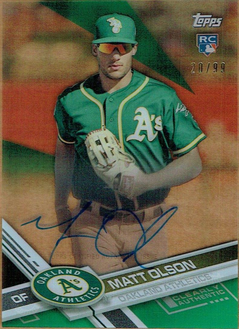 Matt Olson [Green] #CAAU-MO