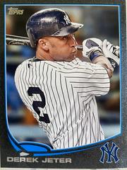 Derek Jeter [Black] #2 Baseball Cards 2013 Topps Prices