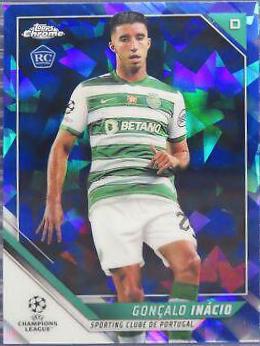 Goncalo Inacio #128 2021 Topps Chrome UEFA Champions League