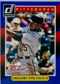 Gregory Polanco #43 Baseball Cards 2014 Donruss the Rookies