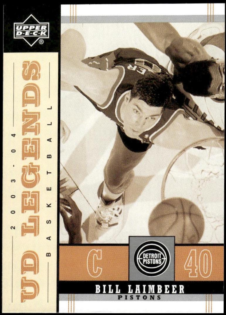 Bill Laimbeer #26 2003-04 Upper Deck Legends Basketball Throwback