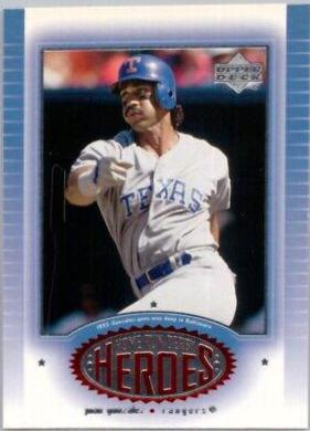 Juan Gonzalez #HD10 Baseball Cards 2001 Upper Deck Home Run Derby Heroes