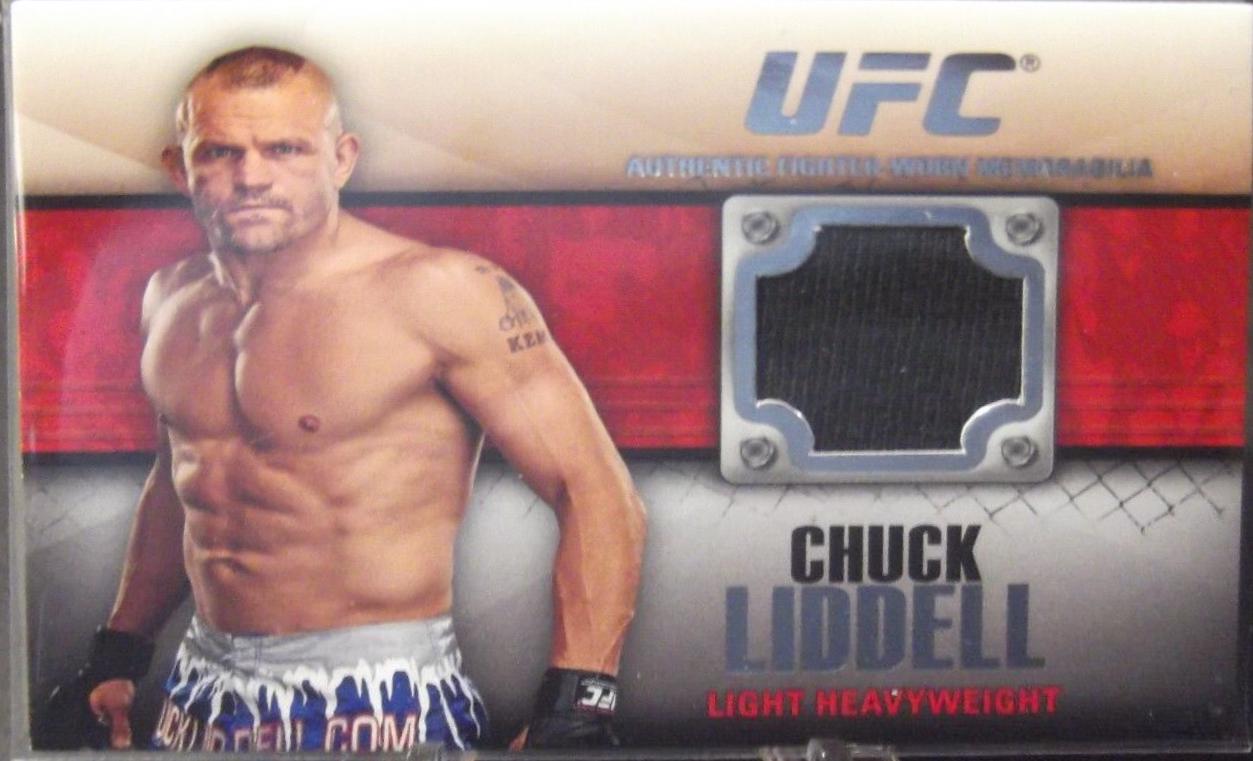 Chuck Liddell #FR-CLI Ufc Cards 2011 Topps UFC Title Shot Fighter Relics