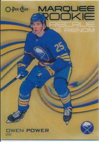 Owen Power #3D-OP Hockey Cards 2022 O Pee Chee 3D Marquee Rookies