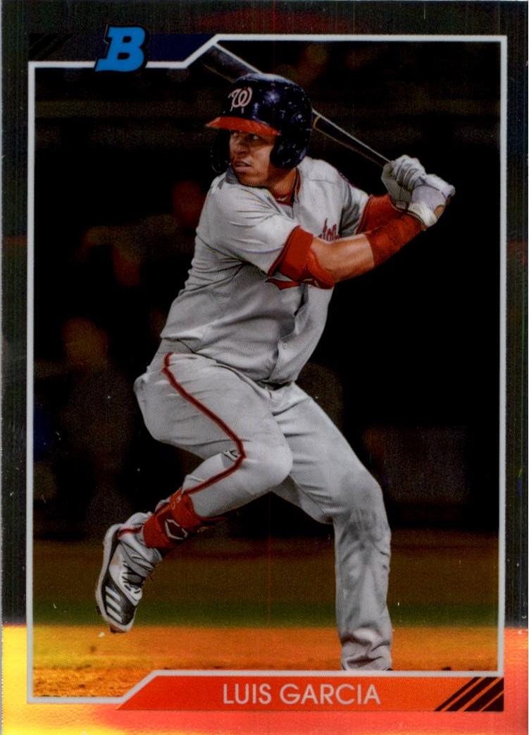 Luis Garcia #LG 2020 Bowman Heritage Chrome Prospects Baseball