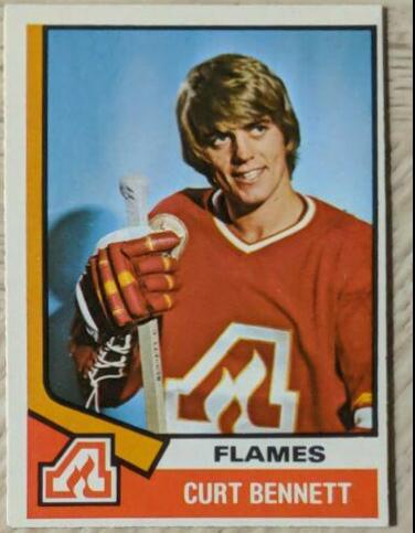 Curt Bennett #33 Hockey Cards 1974 O-Pee-Chee