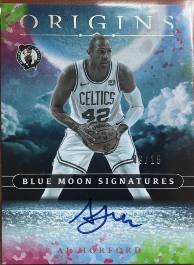 Al Horford #1 Basketball Cards 2024 Panini Origins Blue Moon Signature