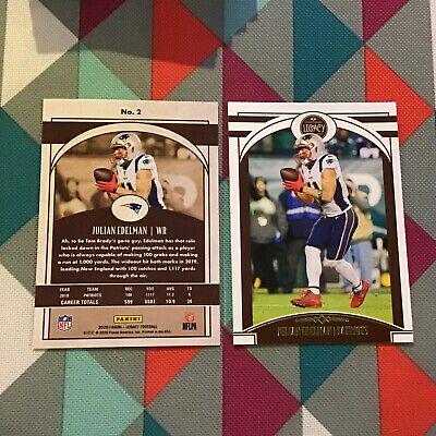 Julian Edelman #2 Football Cards 2020 Panini Legacy