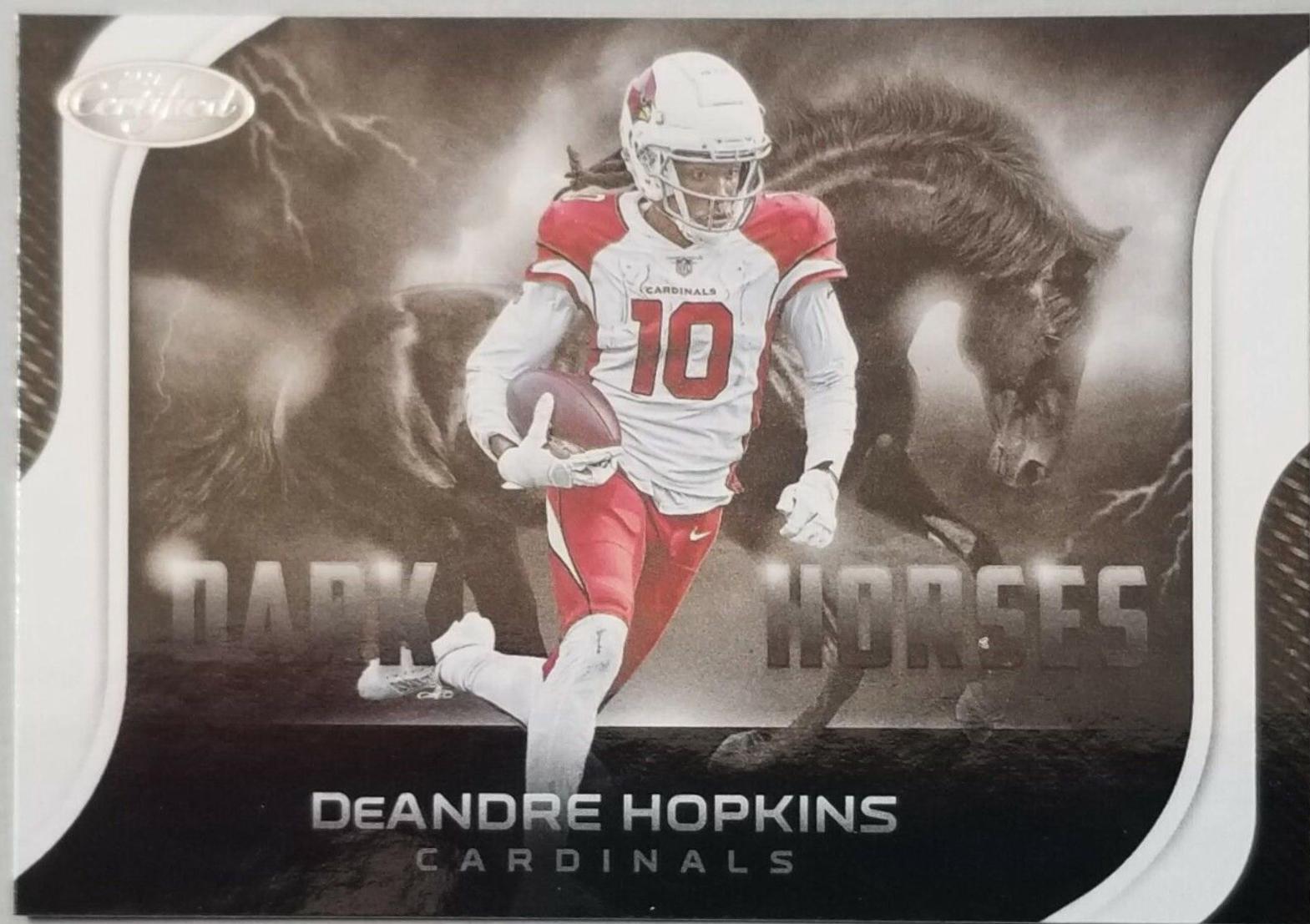 DeAndre Hopkins #DH-12 Football Cards 2021 Panini Certified Dark Horses