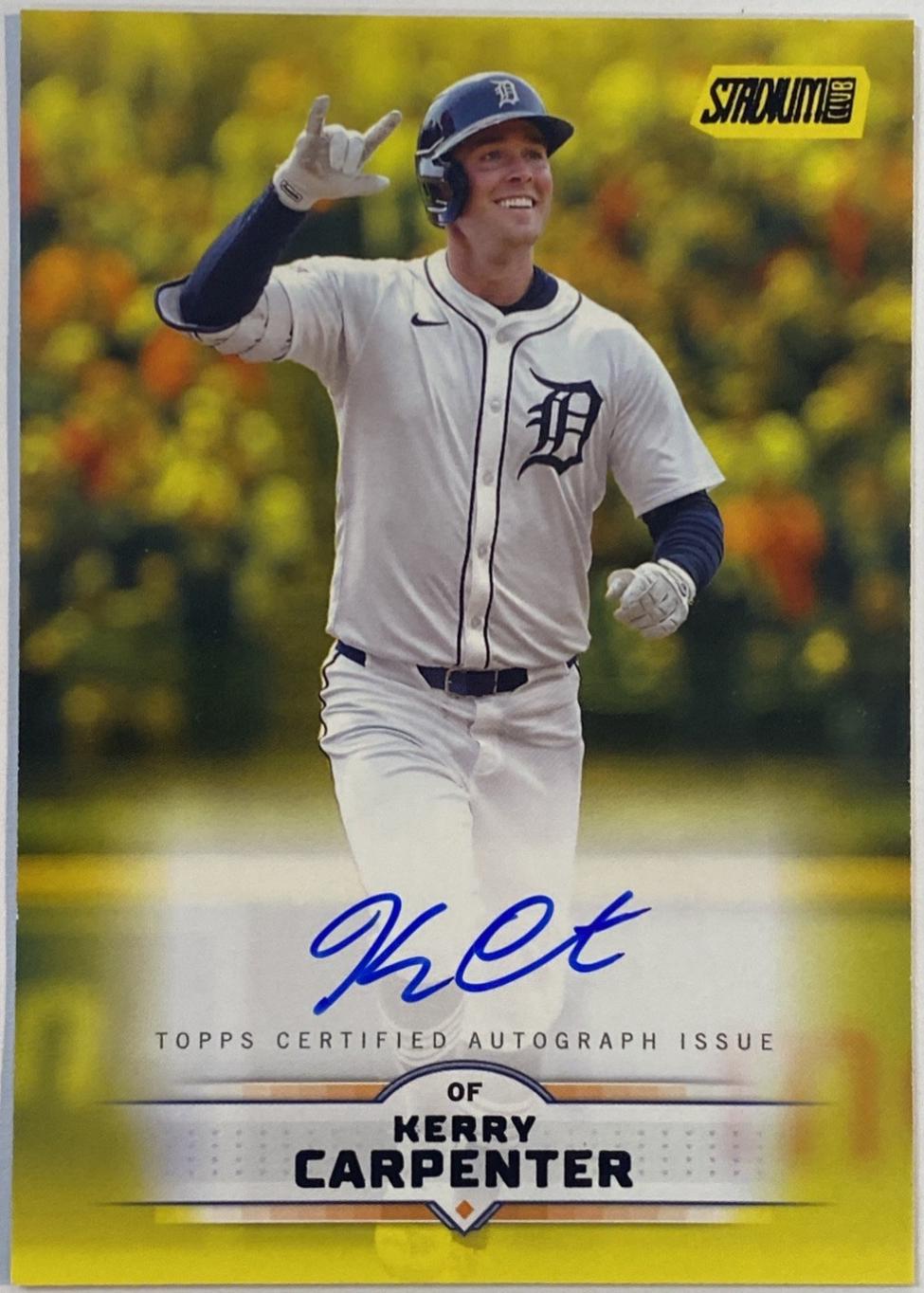 Kerry Carpenter [Yellow] #SCBA-KC