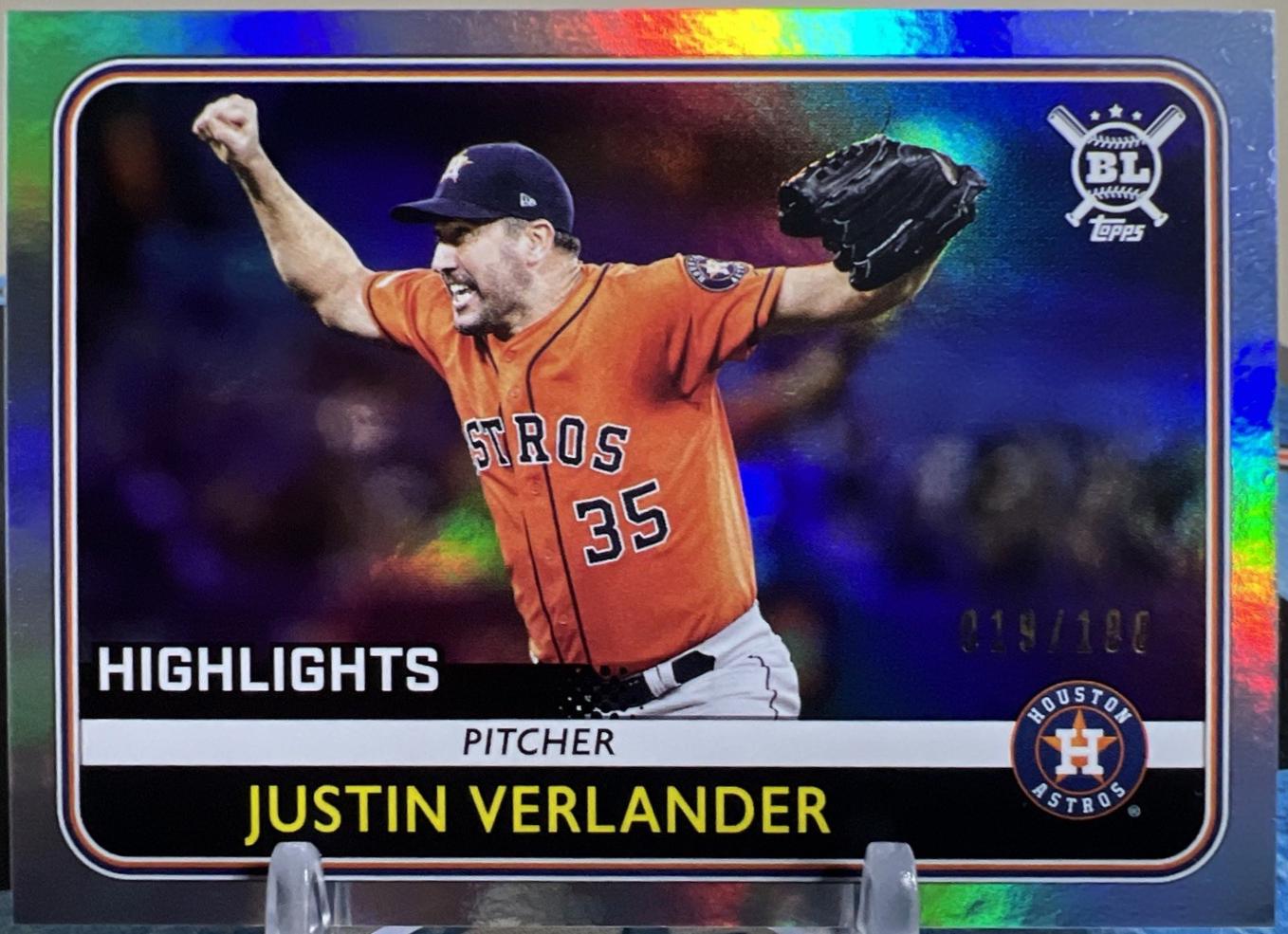 Justin Verlander [Rainbow Foil] #291