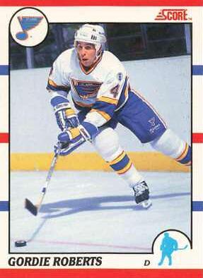 Gordie Roberts #245 Hockey Cards 1990 Score Canadian