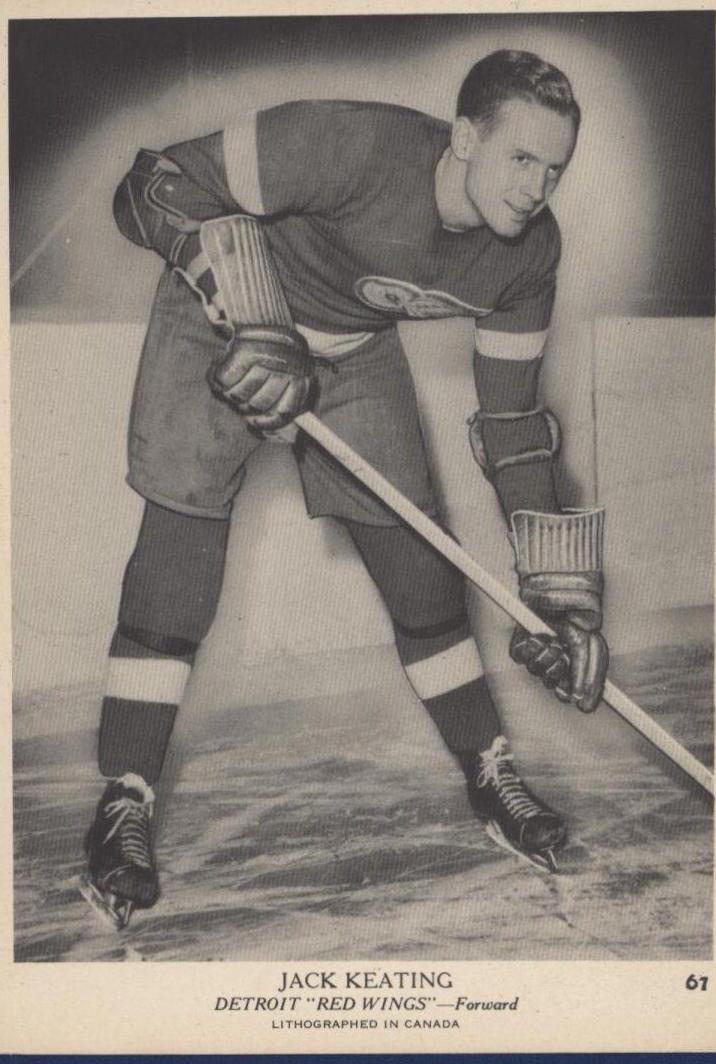 Jack Keating #67 Hockey Cards 1939 O-Pee-Chee V301-1