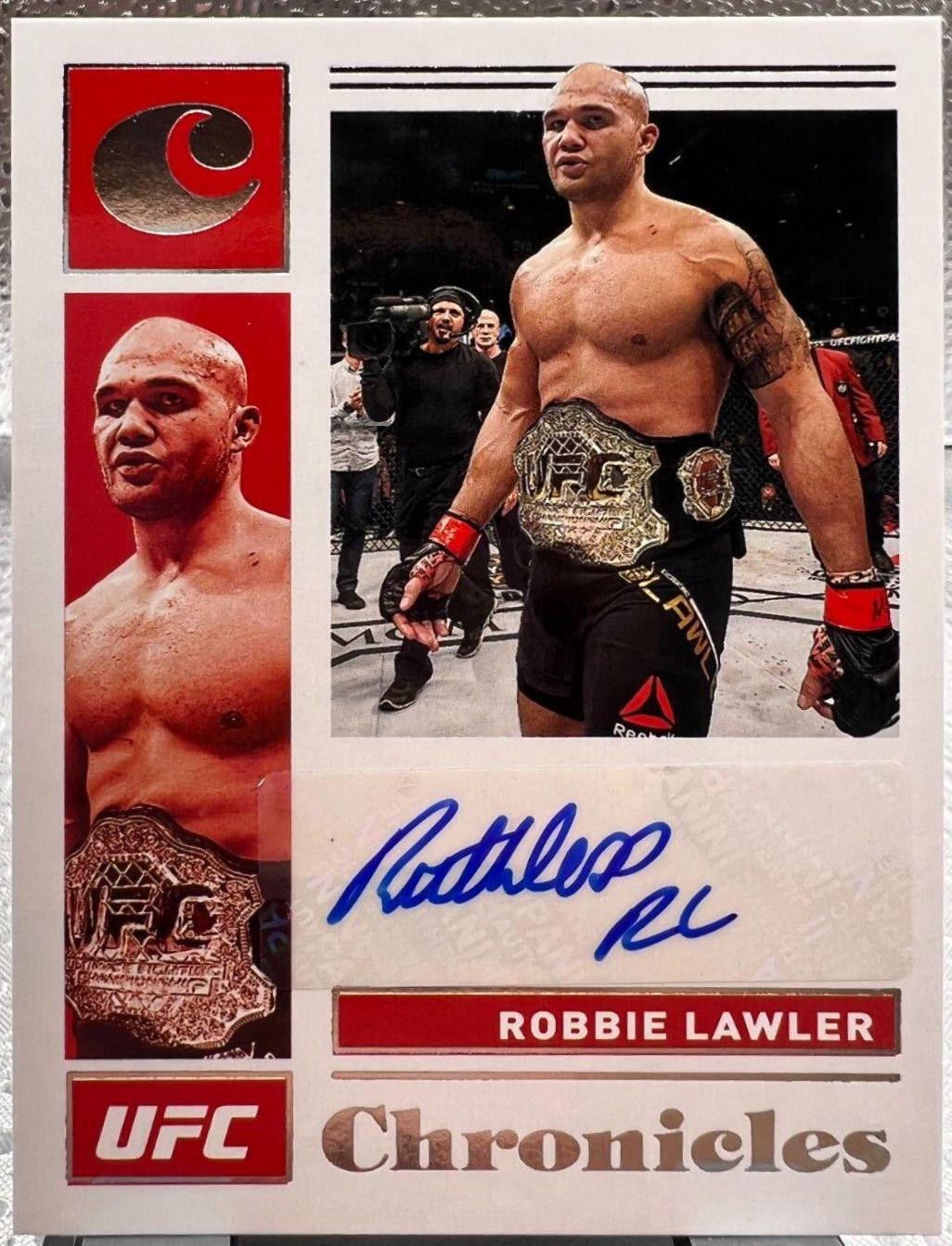Robbie Lawler #CS-RLW Ufc Cards 2021 Panini Chronicles UFC Signatures