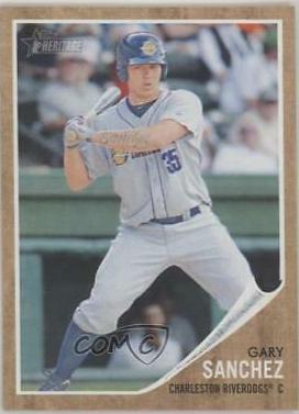 Gary Sanchez #39 Baseball Cards 2011 Topps Heritage Minor League Edition