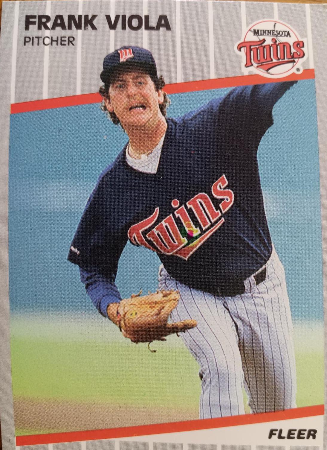 Frank Viola #127 Baseball Cards 1989 Fleer