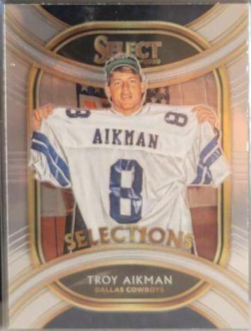 Troy Aikman #S1-13 Football Cards 2020 Panini Select Select1ons