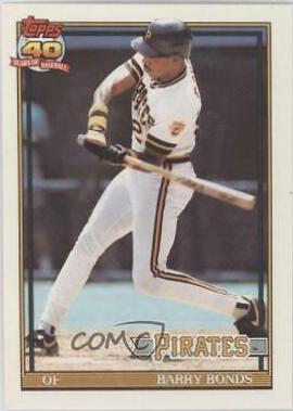 Barry Bonds #570 Baseball Cards 1991 O Pee Chee