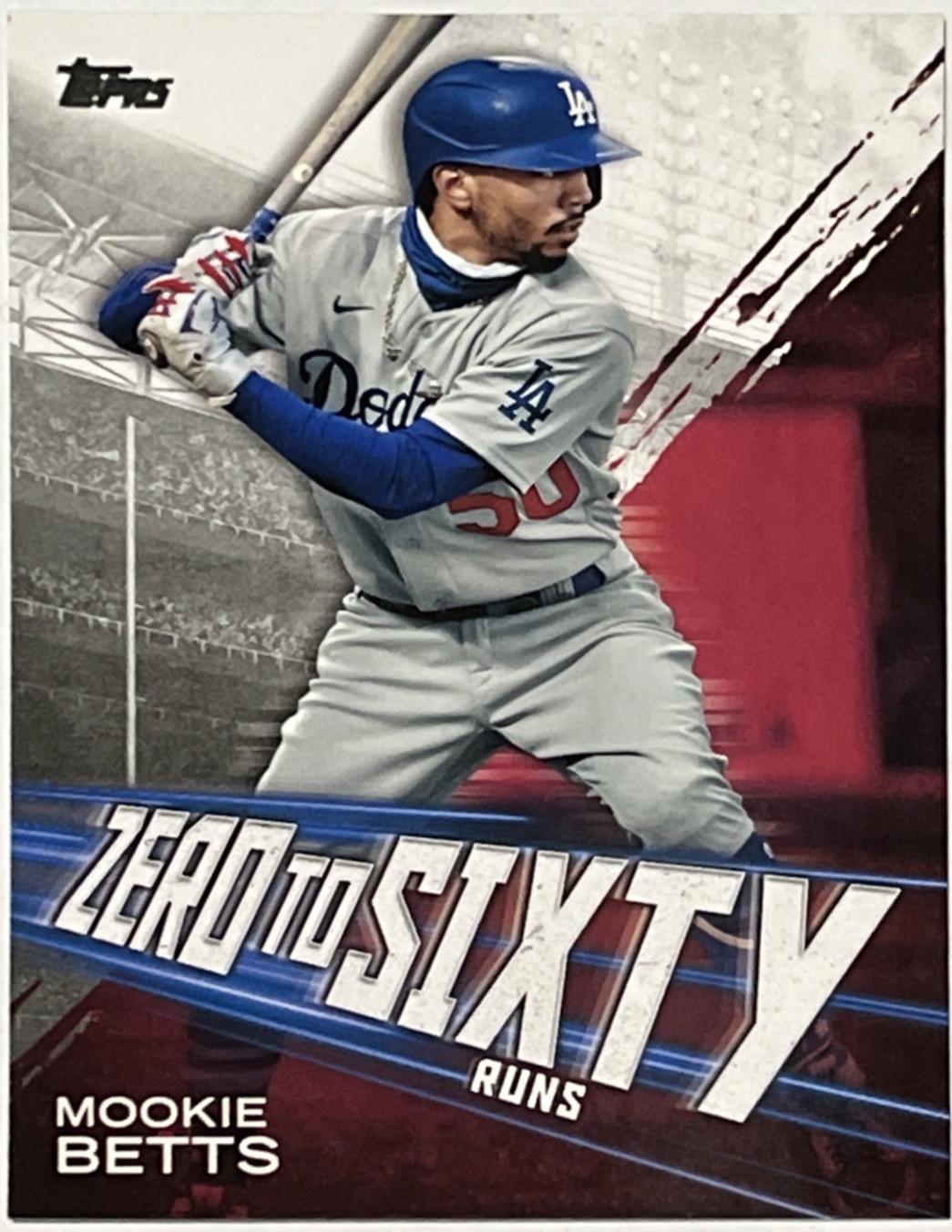 Mookie Betts #ZTS-4 2021 Topps Zero To Sixty Baseball